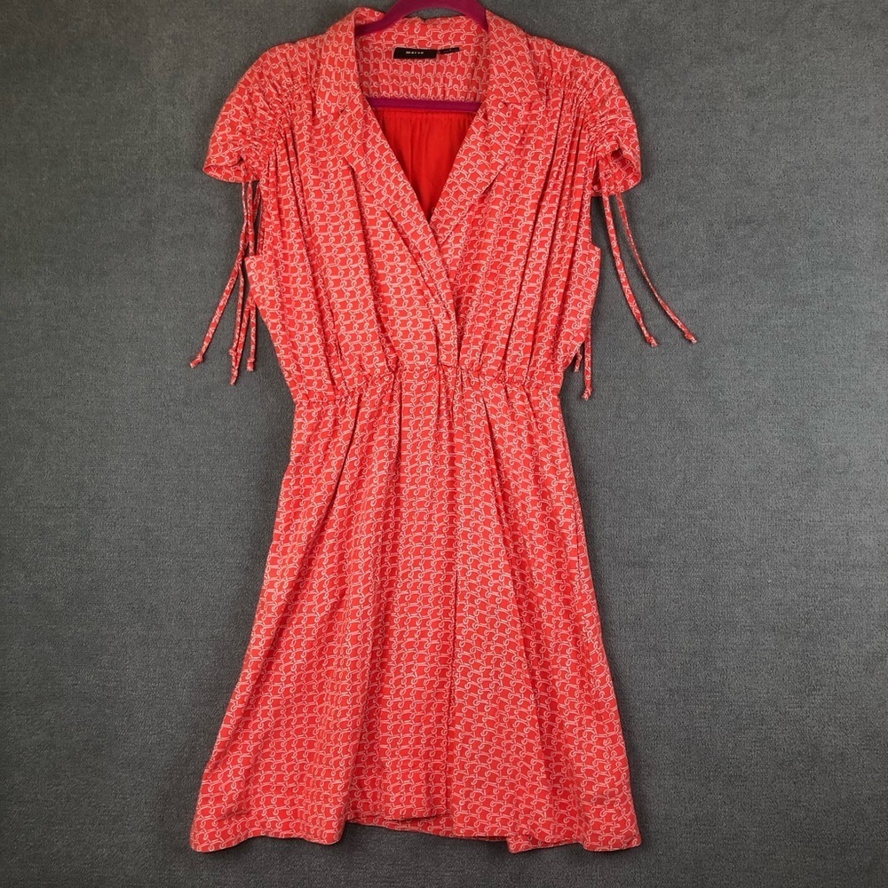 Anthropologie Maeve Carlotta Ruched Shirt Dress size S